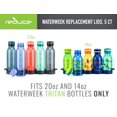 thumbnail image 3 of Juego de tapas de repuesto REDUCE Waterweek Tritan 414 ml y 591 ml, paquete de 5, 3 of 3