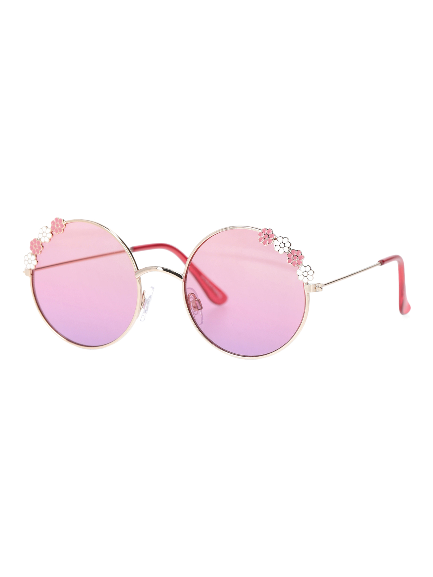 Justice Girls Round Sunglasses, Pink
