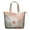 Orange Boho Plant, variant on Blue Geometric Flower Diamond Pattern Travel Tote Bags for Women Carry On,Large Weekender Bags for Women Travel,Multi Functional Duffle Bag for Work,Shopping,Sports