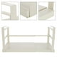 thumbnail image 3 of Cesta para estante debajo del gabinete, organizador de metal expandible, estante colgante ajustable para el hogar, la oficina y la cocina, 3 of 7