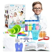 INKPOT Scientist Role Play Kids Education 28pcs Lab Kits Toy for Child Age 8-12