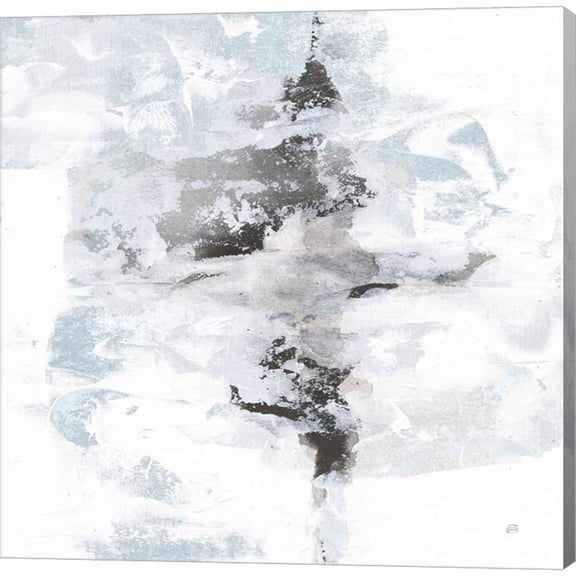 Great Art Now Layered Thinking I with Blue by Chris Paschke, Canvas Wall Art, 24W x 24H