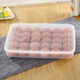 thumbnail image 5 of Stackable Egg Holder for Refrigerator, 30-Grid Egg Container with Lid â Clear Egg Storage Tray for Fridge, Keeps Eggs Fresh, Organized Kitchen & Party Supplies for Easter, Thanksgiving, 5 of 9