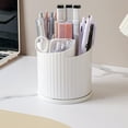 thumbnail image 6 of HBBKVI Pencil Holder, 360° Rotating Pen Holder for Desk Office, Pen Pencil Cup Stationery Holder Makeup Brush Holder, 6 of 6