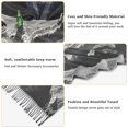thumbnail image 5 of FORMRS Womens Scarf Winter Soft Long Big Warm Shawls Wrap Tassel Scarves, Space Earth, 5 of 9