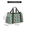 thumbnail image 3 of Easygdp Cute French Bulldog Bolsa de Gimnasio, Bolsa de Viaje Duffel, Bolsa de Fin de Semana con Compartimentos, Bolsa de Mano para Noche, 3 of 7