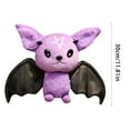 thumbnail image 5 of NWJ Halloween Plushy Four-Color Demon Bat - Soft Cartoon Model for Boys and Girls, Perfect Christmas and Halloween Holiday Gift, 5 of 6