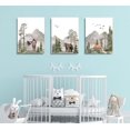 thumbnail image 2 of Hieng Woodland Nursery Wall Art Wild Animals Forest Wall Decor Prints Adventure Theme Canvas Posters Deer Bear Fox Watercolor Pictures Paintings for Boys Room Girls Room (canvas only), 2 of 6