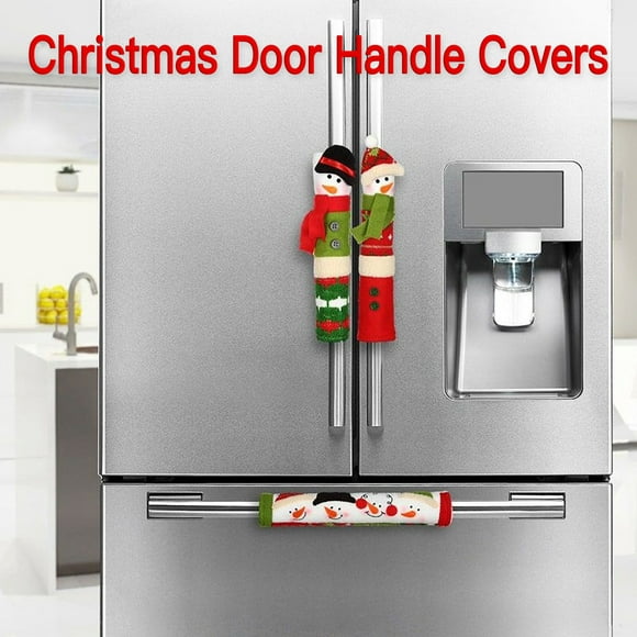 Cameland Christmas Microwave Oven Door Handle Door Glove Refrigerator Protective Glove