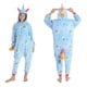 thumbnail image 1 of Pijama de una pieza con dibujos de animales, disfraz de cosplay de Stitch, Kigurumi, unicornio, león, franela, ropa de dormir unisex para adultos y niños, 1 of 4