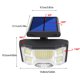 thumbnail image 5 of Advancent Lámpara con sensor solar de control remoto Equipo de iluminación Jardín Patio trasero Luces montadas en la pared Detección del cuerpo Luz LED Iluminación y accesorios 96LED Advancent HA073795-01, 5 of 6