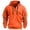 Orange,#006, variant on Mens Hoodies Quarter Zip Pullover al Hoodie for Men Sweatshirt,4XL