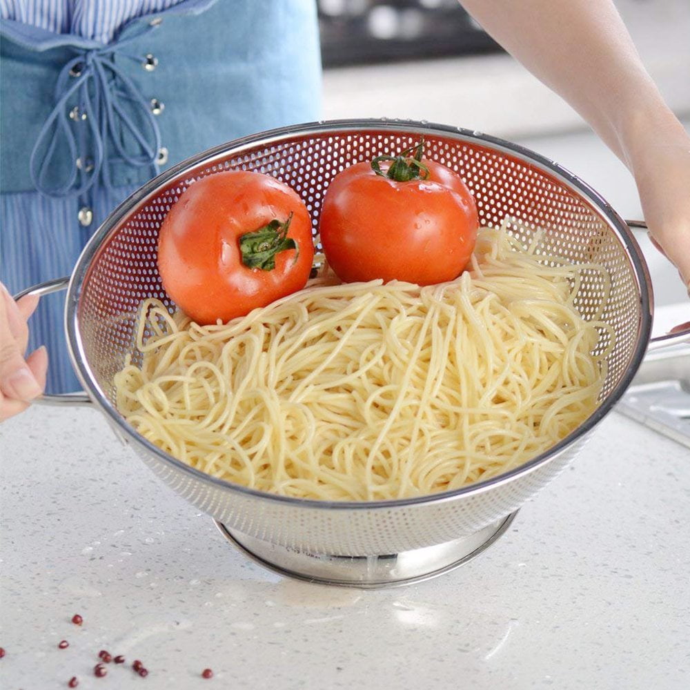 Passoire En Acier Inoxydable Rectangulaire Panier à Huile Pour Frites Support De Friture Gouttoir Pour L Gumes Fruits