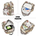thumbnail image 5 of Casual Snowman with Parrot Backpack for School,College and Travel, Water Resistant Bookbag,, 5 of 7
