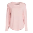 thumbnail image 5 of Time and Tru Women's Long Sleeve Hacci T-Shirt, 5 of 5
