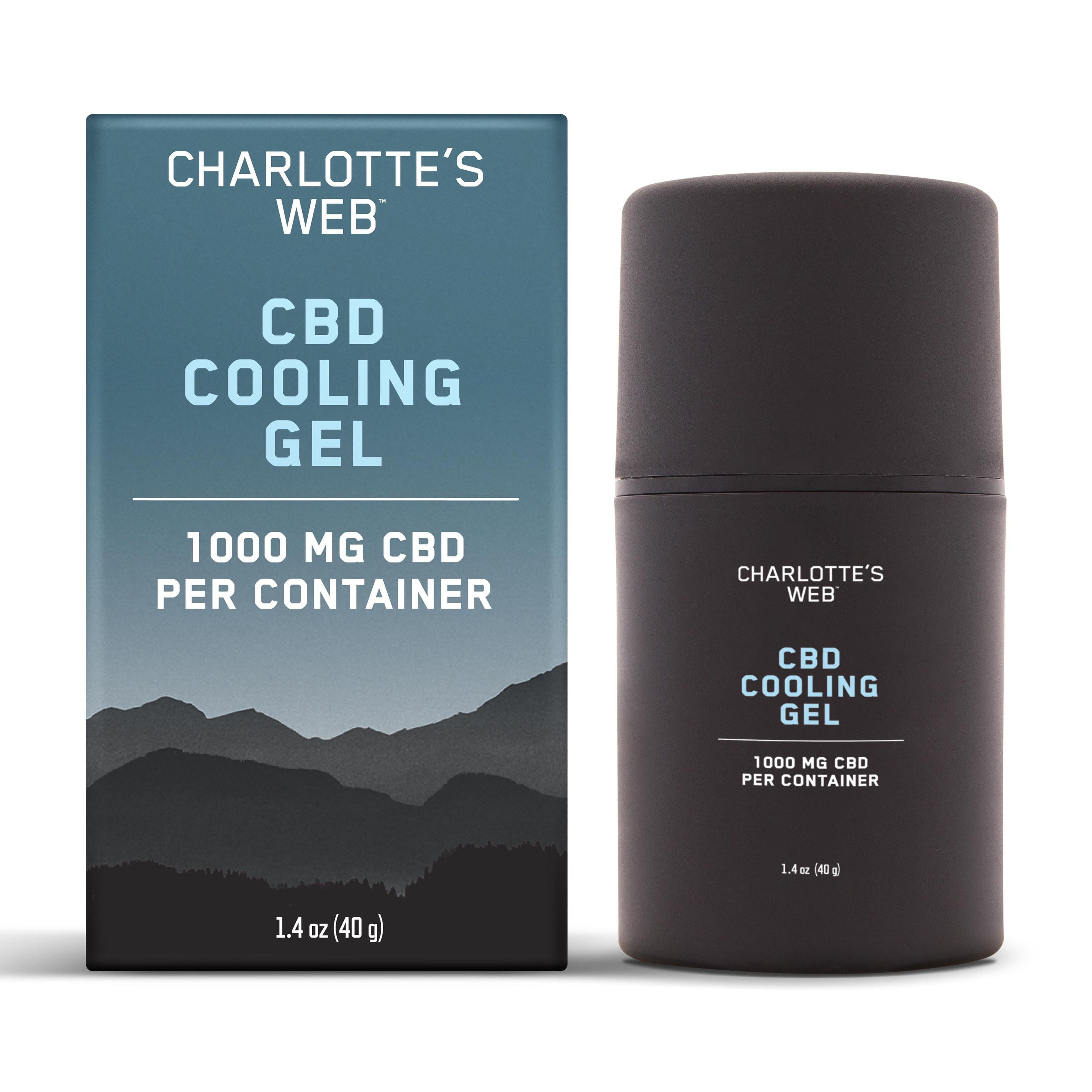 Charlotte's Web Hemp-Infused Cooling Gel with 1000mg CBD