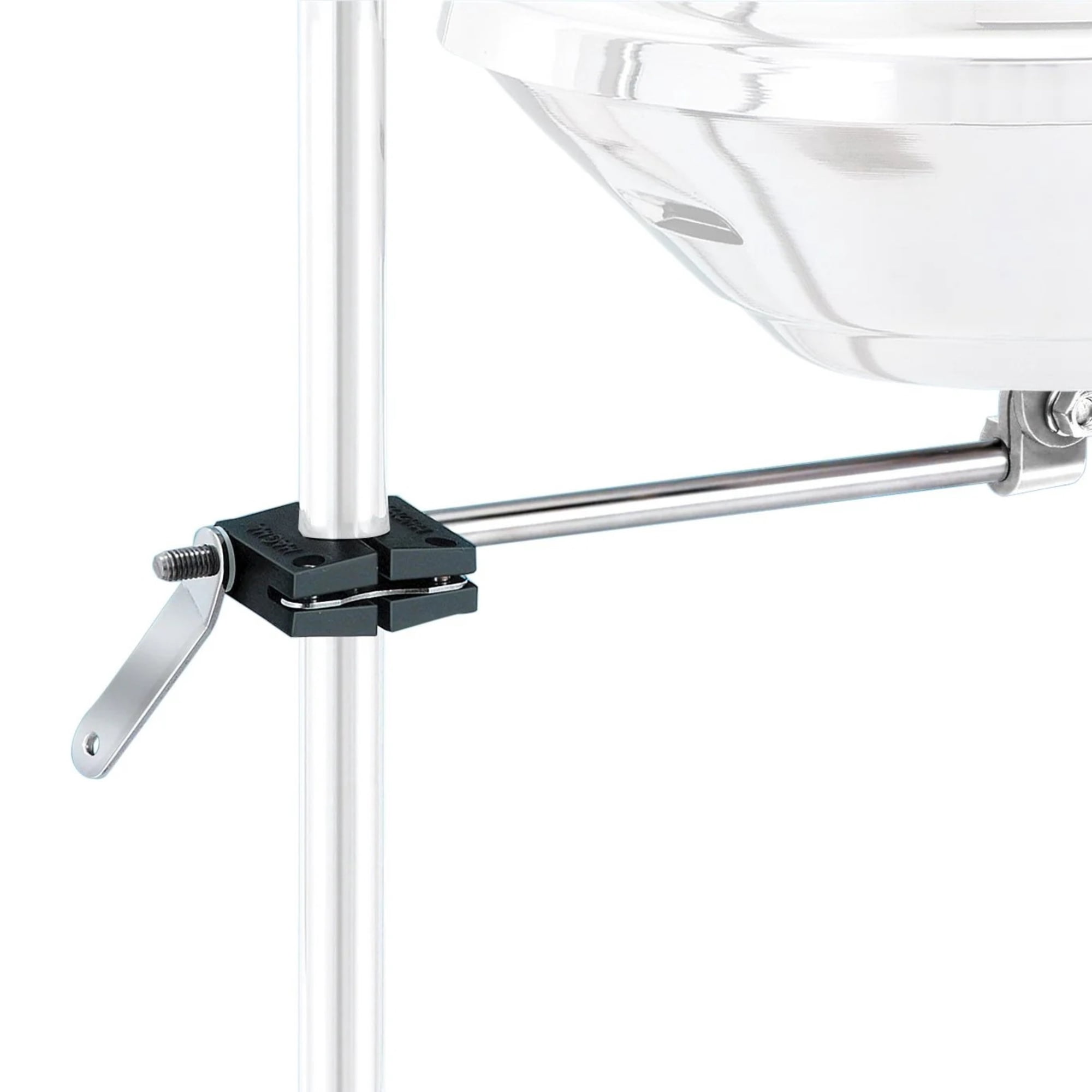 Magma A10-080 Marine Kettle Round Rail Mount | 7/8" to 1" Diameter | Stainless Steel Boat Grill Mounting Hardware