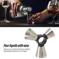 thumbnail image 3 of Wine Measuring Device, 3 End 304 Stainless Steel Wine Mixing Tools Stable Balance High Efficiency  for Bar Sanding, 3 of 8