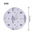 thumbnail image 3 of Disketp Stripes And Sprigs Of Lavender Small Mouse Pad 7.9x7.9 Inches,Washable Round Mousepad For Office Laptop Computer,Non-Slip Rubber Base Mouse Pads For Wireless Mouse, 3 of 9
