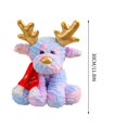 thumbnail image 4 of WKSCLPAI Christmas plush toy,colorful deer decoration,soft stuffed reindeer,Soft & Cuddly Christmas Decoration Pillow Ideal Holiday Gift for Kids and Family, 4 of 4