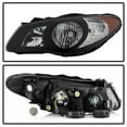 thumbnail image 2 of For 07-10 Hyundai Elantra TD Crystal Headlights (Black) TD-HD-JH-HYEL07-AM-BK, 2 of 4
