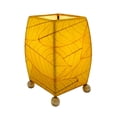 thumbnail image 3 of Eangee Mini Square Cocoa Leaf Lamp Yellow, 3 of 5