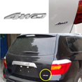 thumbnail image 1 of Etiqueta engomada de la insignia del emblema de la tapa del maletero de la etiqueta engomada de la puerta trasera del coche 4WD del metal cromado 3D, 1 of 8
