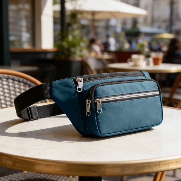 Yusimy Unisex Crossbody Waist Bag Large Capacity Waist/Hip Bag with Adjustable Strap for Outdoor Sports Travel Hiking Cycling