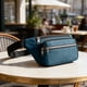 thumbnail image 1 of Yusimy Unisex Crossbody Waist Bag Large Capacity Waist/Hip Bag with Adjustable Strap for Outdoor Sports Travel Hiking Cycling, 1 of 6