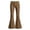#04-Gold, variant on Girls Flare School Uniform Pants Kids Wide Leg Bell Bottoms Mid Rise Elastic Waist Loose Back To School Casual Pants with Pockets, Gold, 7-8 Years