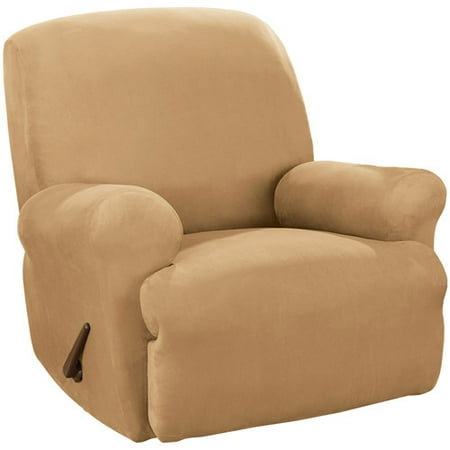 Sure Fit Stretch Suede Recliner Slipcover
