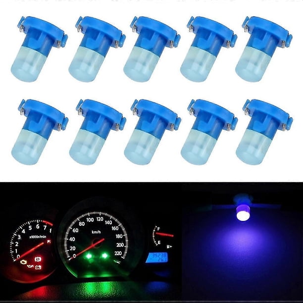 10 luces LED para panel de instrumentos de cuña T3 de 2 W