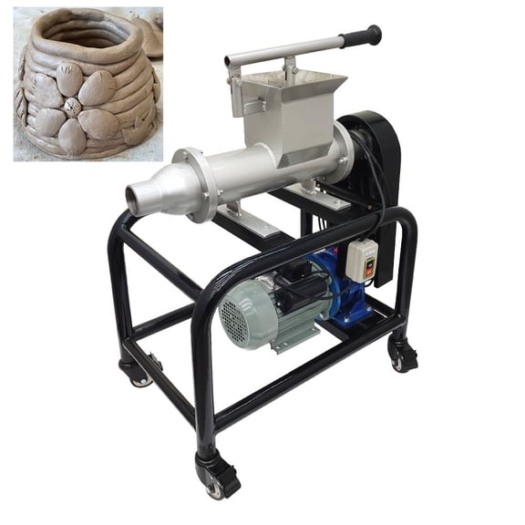 60MM Mud Ceramic Clay Mixer Machine Small Commercial Home School 110V