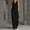 Black women's boho vacation outfit a1, variant on Cagogo Women's 2 Piece Sleeveless V Neck T-Shirt Wide Leg Pants Set Casual Boho Vacation Outfit Loose Summer Travel Matching Lounge Suits Tracksuit Clothes, White XL