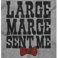 thumbnail image 2 of Large Marge Sent Me Bow Men's Graphic T Shirt Tees Brisco Brands X, 2 of 4