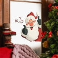 thumbnail image 6 of Santa Claus Window Clings,Christmas Window Clings Decorations,Christmas Santa Claus Window Cling Stickers for Glass, Xmas Decals Decorations Holiday Snowflake Santa Claus Reindeer Decals for Party, 6 of 7