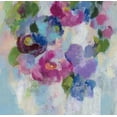 thumbnail image 2 of Vassileva, Silvia 20x20 Gold Ornate Wood Framed with Double Matting Museum Art Print Titled - Pink and Blue II, 2 of 4