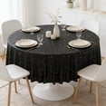 thumbnail image 4 of EGNMCR Home Decor, Room Decor, Wall Decor Round Tablecloth Glitter Wedding Glitter For Wedding Parties 47x47 Inches In A Variety Of Colors Nylon tablecloth, 4 of 6