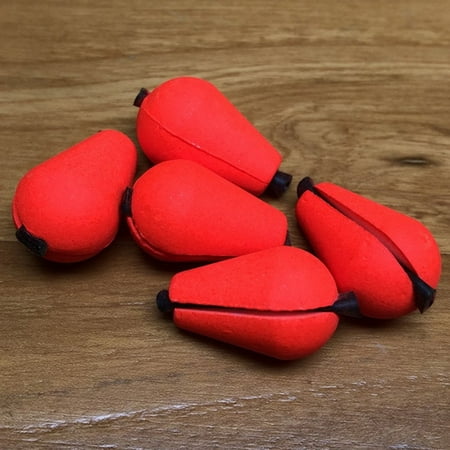 5Pcs Fly Strike Indicator Teardrop Yellow Red Color Fly Fishing Strike Indicator Tube Strike Indicator Fly Fishing Accessory Yellow Mingyiq Inc
