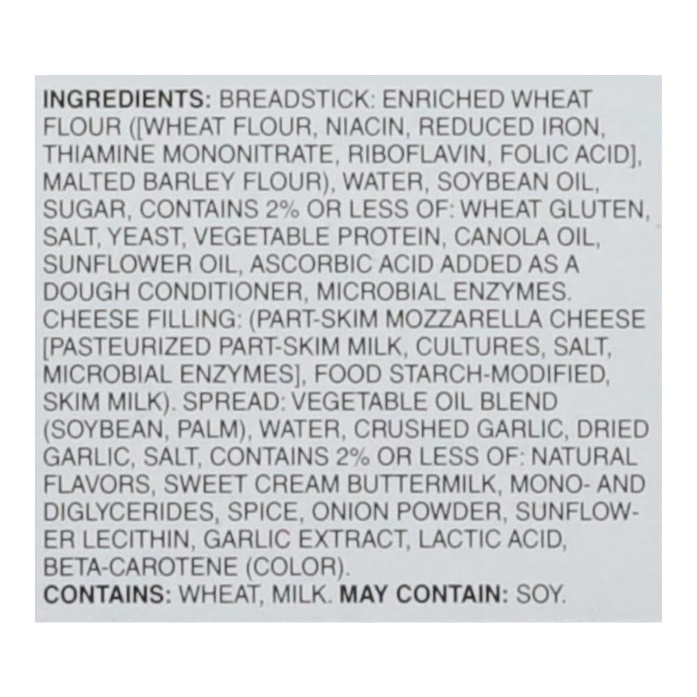 Furlani Mozzarella Cheese Stuffed Bread Sticks, 11.5 oz, 5 Ct