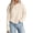 Beige, variant on Button Up Cardigan for Women Knit Oversized Fall Sweaters,Rolled Edges, Casual Work Office Going Out Outfits, Long Sleeve Crew Neck, Layering Tops, Lightweight Cozy Winter Clothes