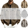 thumbnail image 4 of IhhxPro Men's Vintage-Inspired Leather Look Bomber Jacket with Pockets Fit Zip-Up Retro Classic Motorcycle Outerwear Casual Slim M-4XL, 4 of 9
