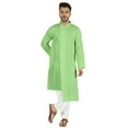 thumbnail image 1 of Atasi Kurta Pyjama Indien Ensemble 2 Pcs pour Hommes Tenue de Fête Robe Traditionnelle Tenue Ethnique, 1 of 7