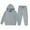 Grey, variant on Hwmodou Toddler Girls Outfits Sets Child Boys Long Sleeve Solid Warm Hoodie Pullover Tops Pants Kids Outfits Sweat Suit Gift For Teen Girls,2-13 Y