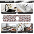 thumbnail image 7 of Christmas Cat Santa Hat Kitchen Sink Splash Guard 2 Packs Faucet Absorbent Mats Cute Kitten Gift Box Faucet Handle Drip Catcher Quickly Drying Mat for Kitchen Counter Bathroom, 14.9"x5.5", 7 of 7