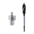 thumbnail image 1 of koolsoo 3/4" Bench Dog Hole Chamfer Reamer and Drill Bit for Workbench 9mm Hex Shank, 1 of 9