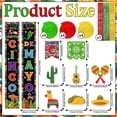 thumbnail image 2 of Fiesta Party Decorations Cinco de Mayo Decorations Mexican Papel Picado Fiesta Banner Cinco de Mayo Garland 24 Pcs Hanging Swirl with Fiesta Party Decorations, 2 of 6