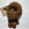 thumbnail image 3 of Bufanda de punto para mujeres y hombres, bufandas gruesas de lana de color sólido para otoño e invierno, bufandas térmicas informales para parejas, 3 of 5
