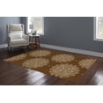 thumbnail image 2 of Capri Medallion Beige and White Rug, Multiple Sizes, 2 of 8