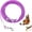 Purple, variant on Dog Tie Out Cable,50ft Dog Lead-Heavy Duty Tie Out Cable for for Large Dogs Up to 125lbs-Dog Chain for Yard-Outside Dogs Runner Tether Line (Purple)
